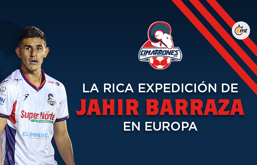 Jahir Barraza en Europa (Imagen:MT)