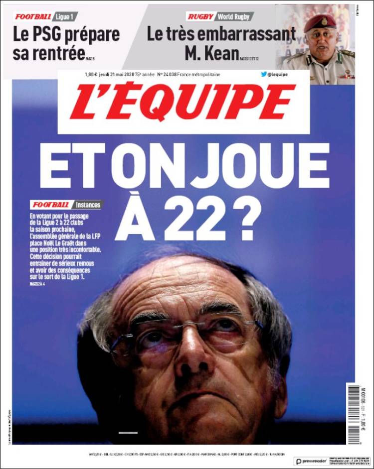 L'Equipe. (Francia)