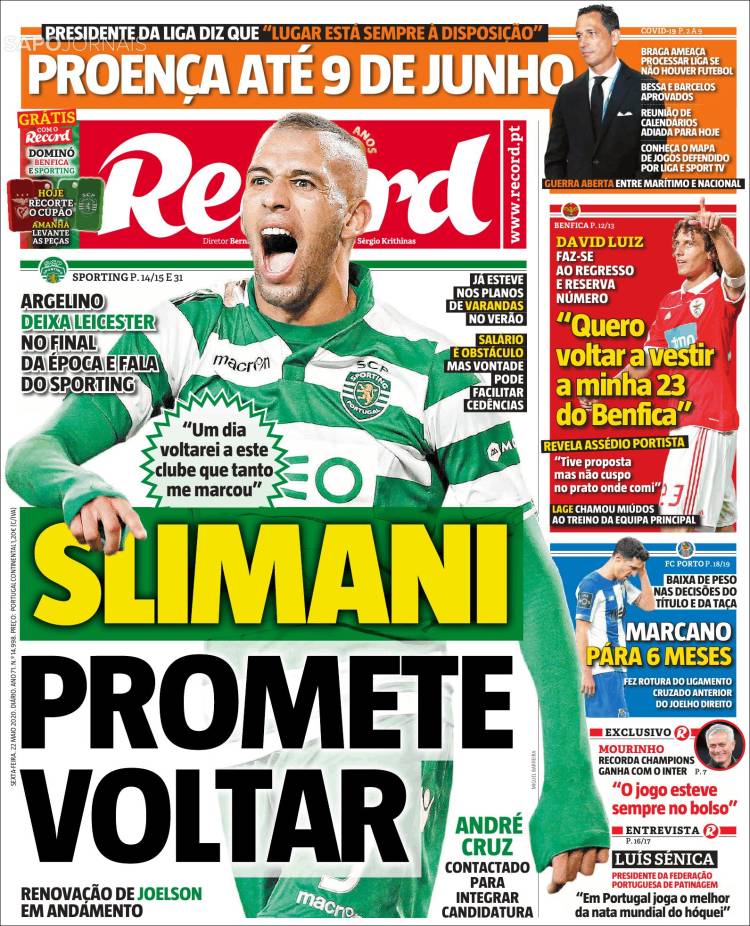 Diario Record, Portugal