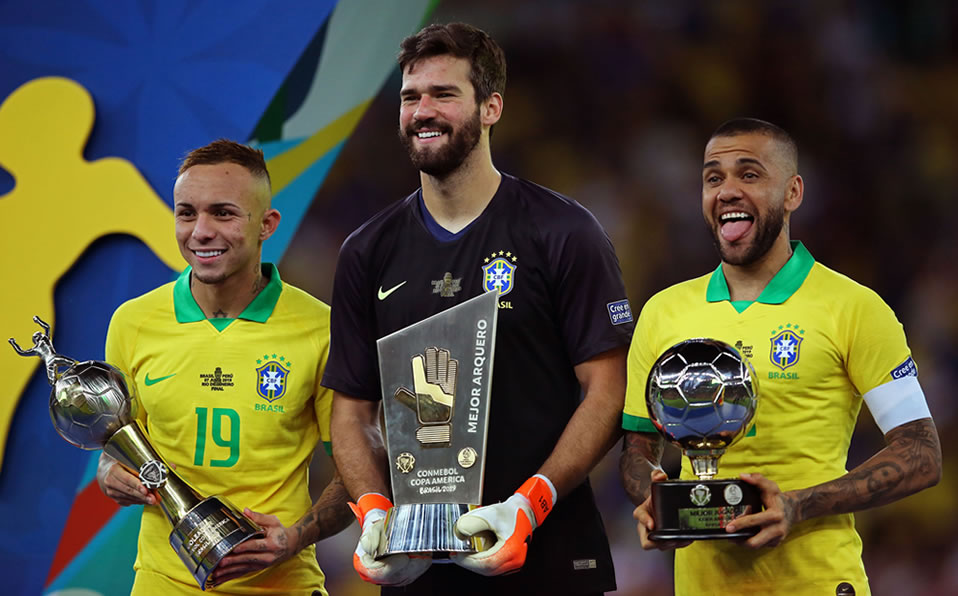 Éverton fue una de las figuras de Brasil en la Copa América (MEXSPORT)