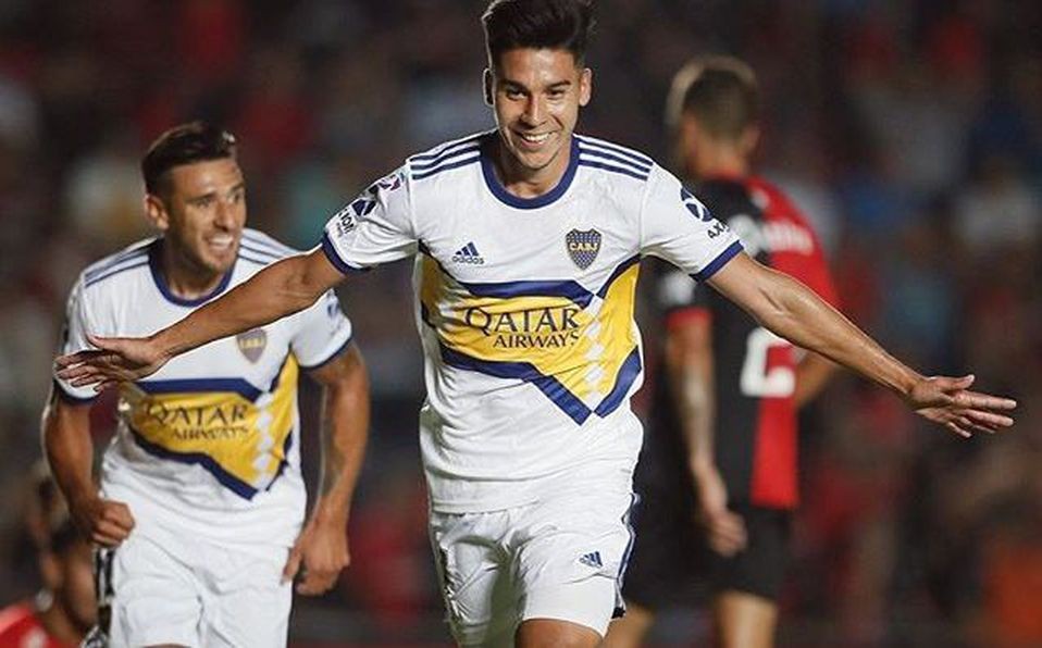Festejó junto a Marcone la Superliga Argentina 2019-20. (@BocaJrs)