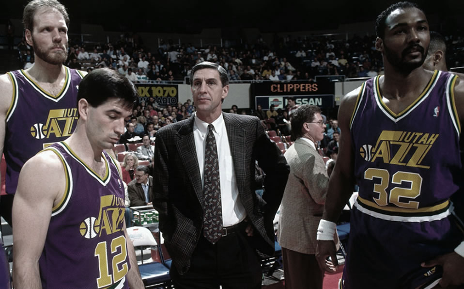 Jerry Sloan dirigió al Utah Jazz desde 1988 hasta su retiro en 2011. (NBA.com)