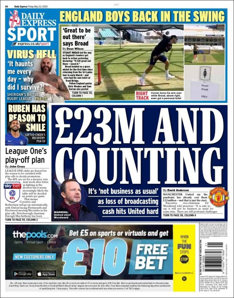 Periódico Express Sport, Reino Unido