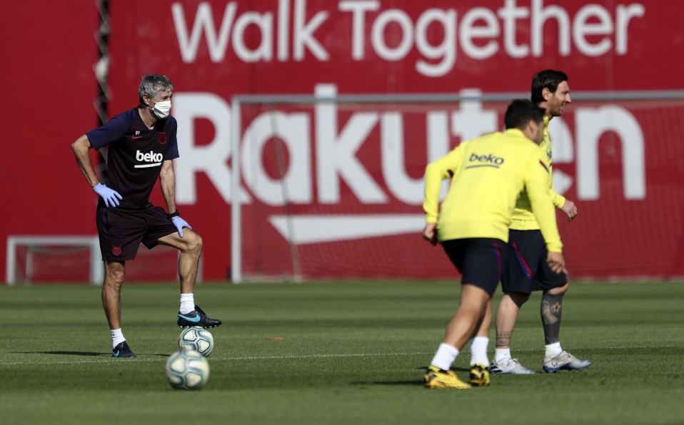 Setién llegó al Barcelona en enero. (AFP)