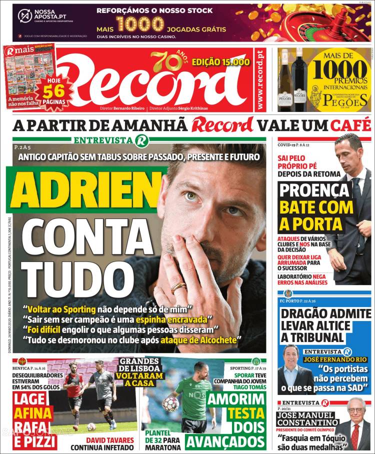 Diario Record, Portugal