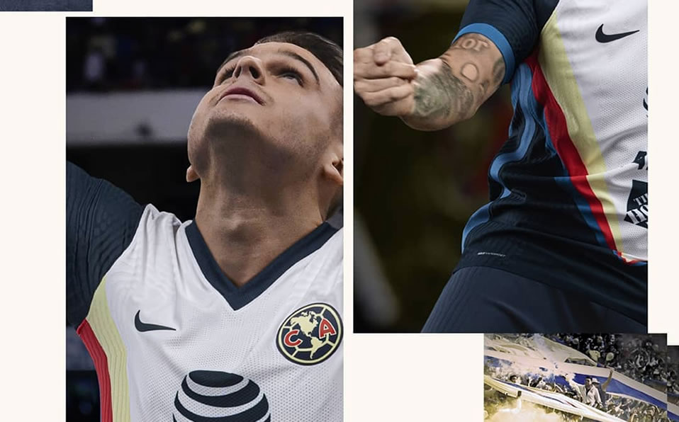 Nico Benedetti luciendo la nueva equipación del América en color blanco. (@ClubAmérica)