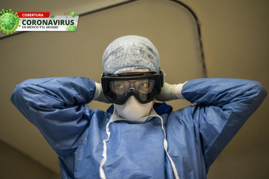 Conferencia coronavirus en México 25 de mayo de 2020. (Foto: AFP)
