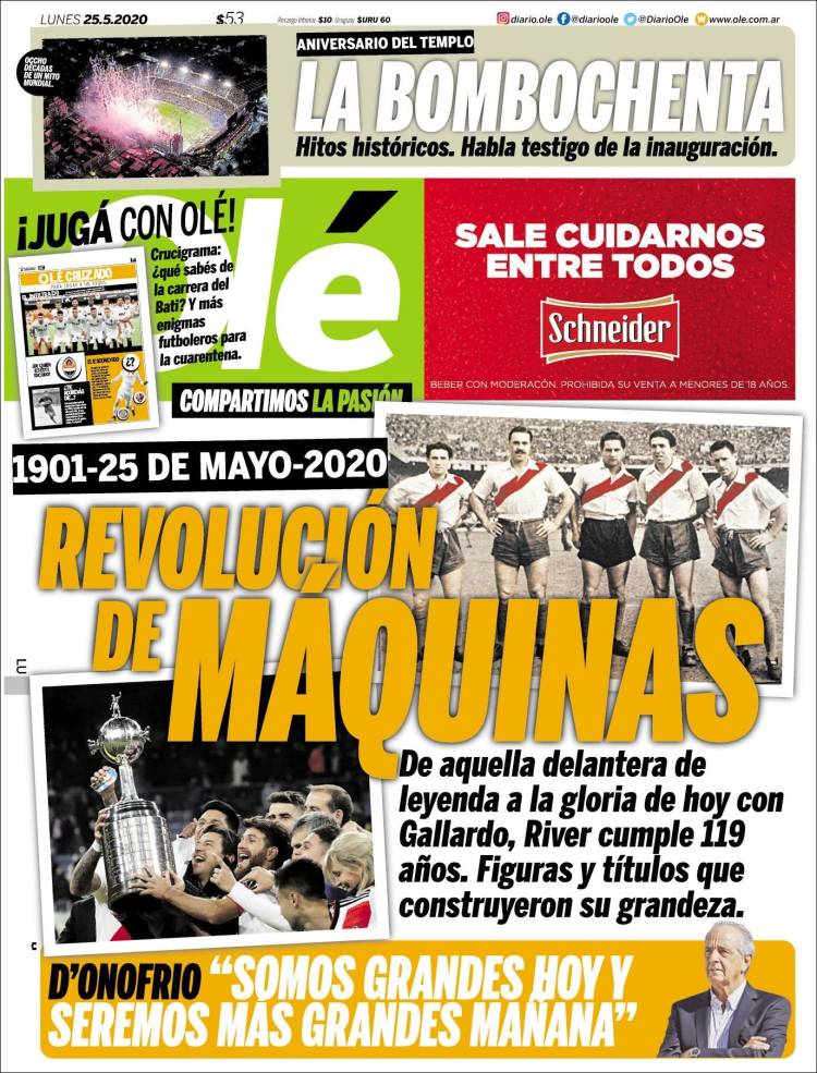 Diario Olé, Argentina