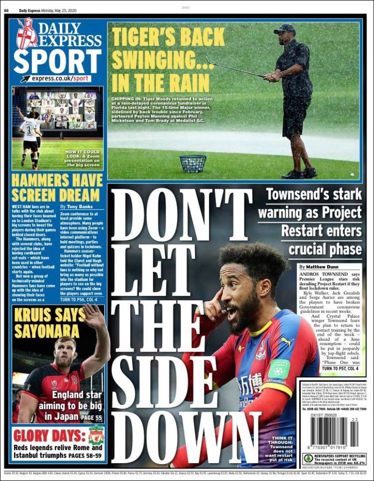 Periódico Express Sport, Reino Unido