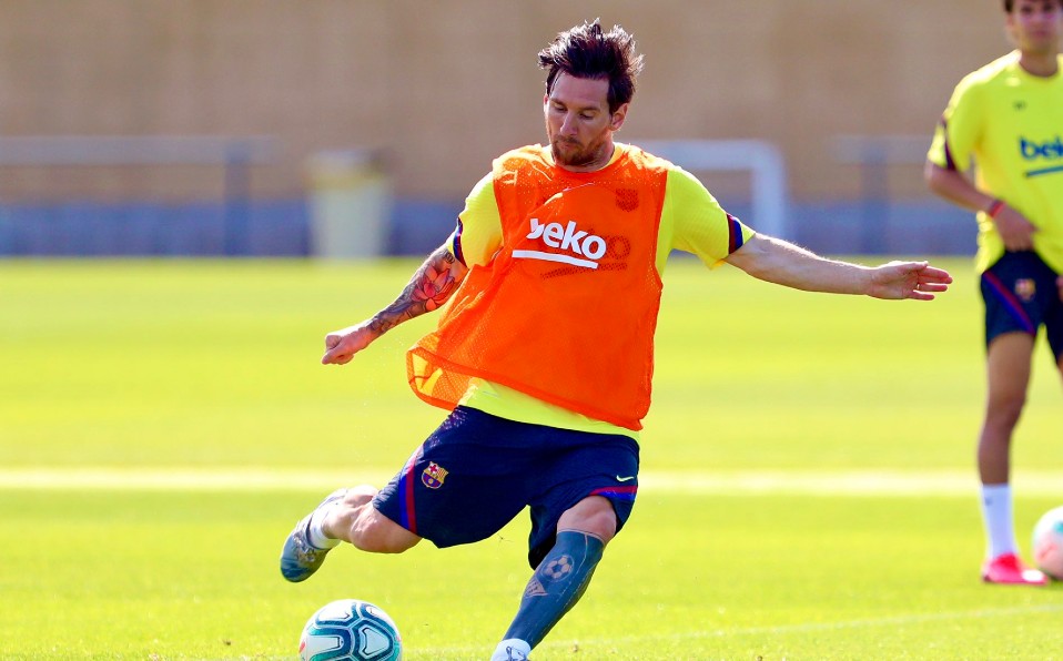 Messi se prepara para la vuelta de la Liga Española. (@FCBarcelona)