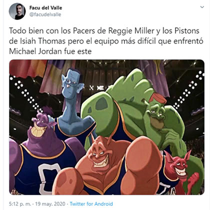 ¿Pacers, Pistons? Estos sí fueron el terror de Jordan.