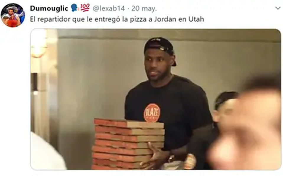 ¿Con que fue LeBron?