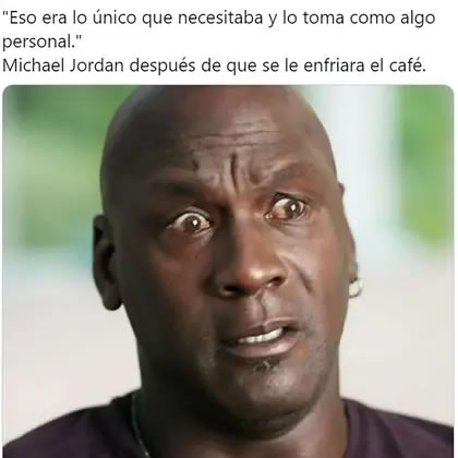 Al Sr. Jordan no le gusta el café frío.