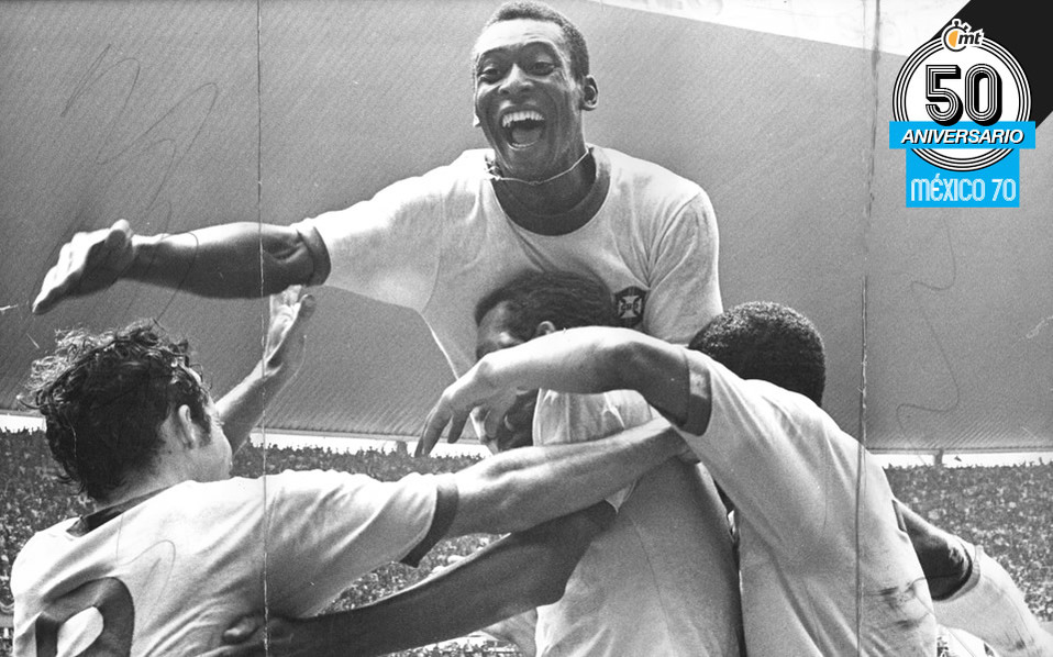 Por ‘miope’ querían dejar a Pelé fuera del Mundial México 70 (FOTO: Fototeca Milenio)
