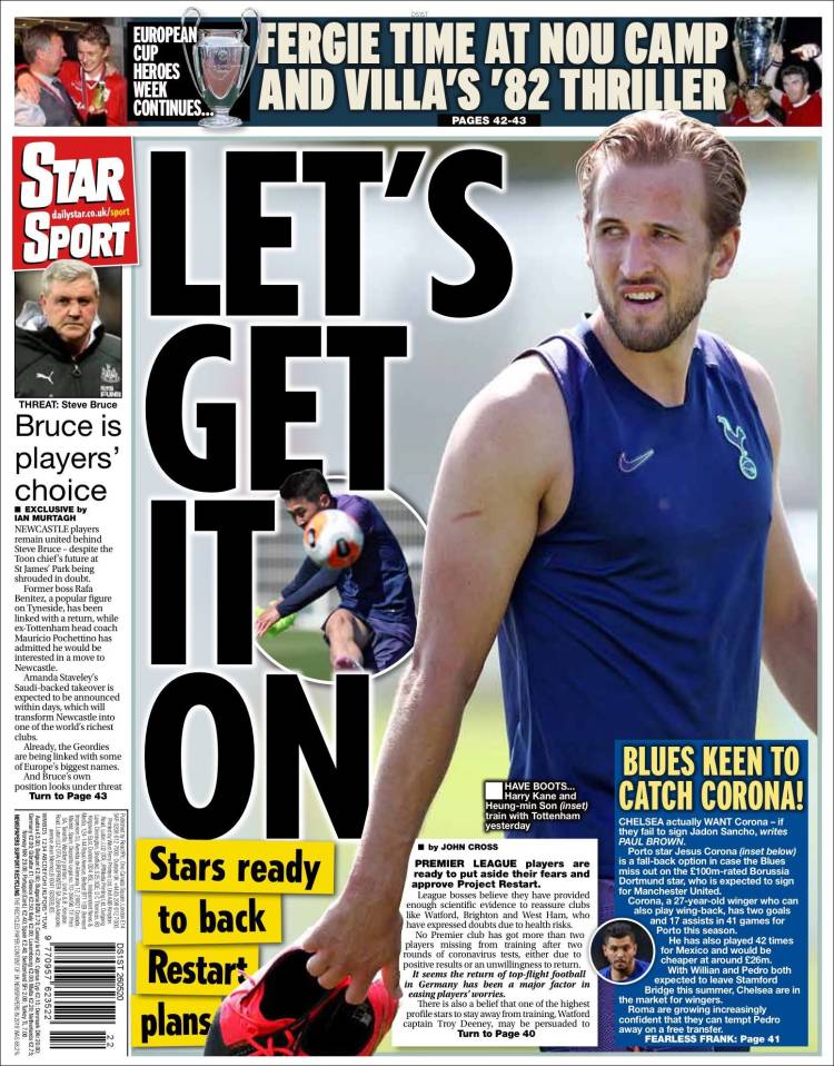 Periódico Star Sport, Reino Unido
