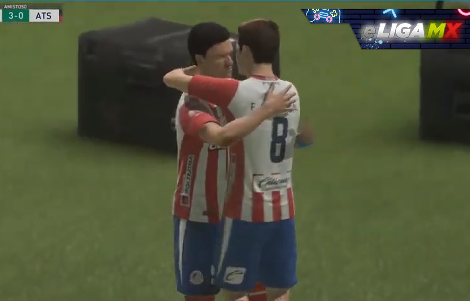 San Luis vs Atlas (4-0) eLiga MX. Toño Portales le puso un baile a Vázquez