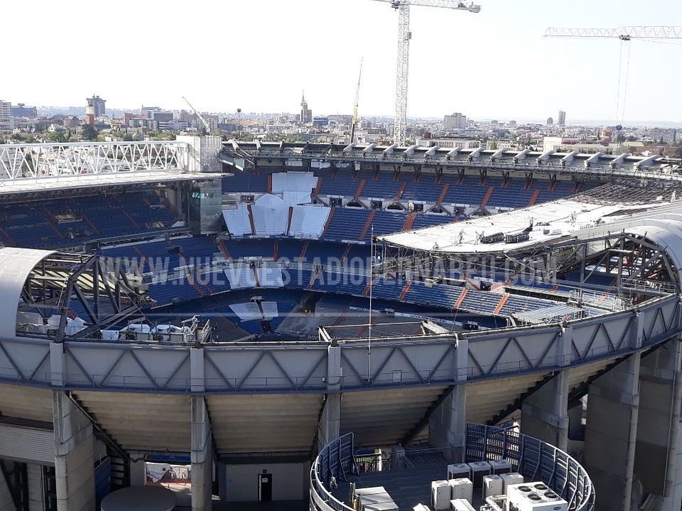 Se instalará un techo retráctil en el Santiago Bernabéu.
