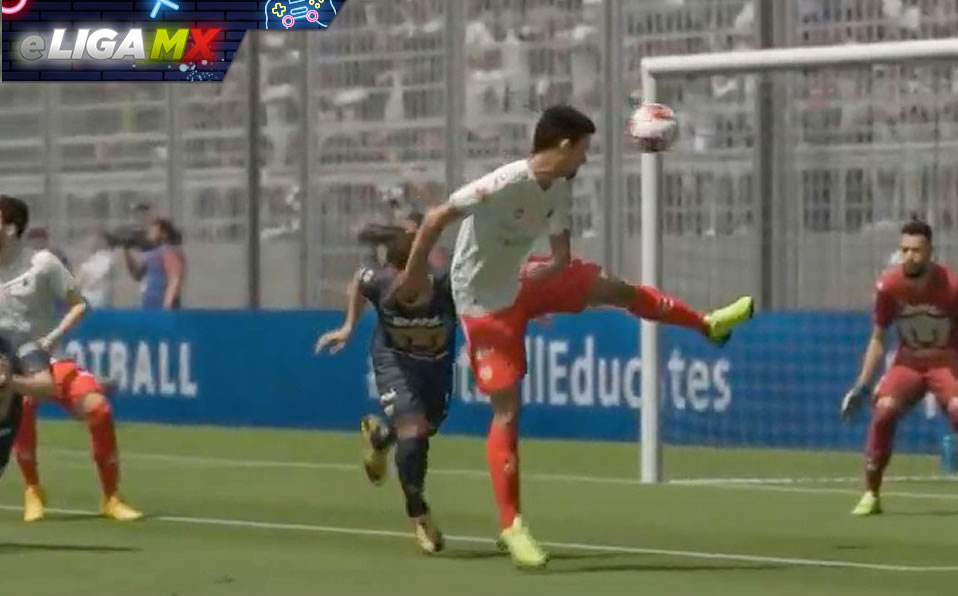 Acciones del partido virtual. (FIFA)