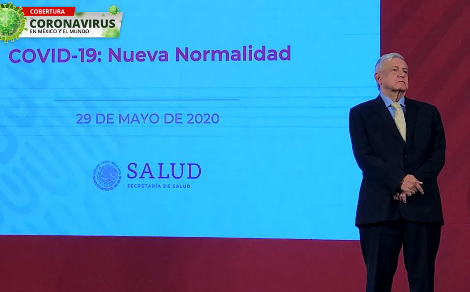 Durante la conferencia mañanera de Andrés Manuel López Obrador. (Notimex)
