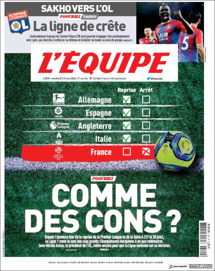 L'Equipe. (Francia)