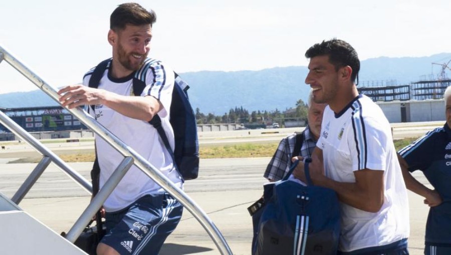 Messi y Nahuel forjaron una gran amistad en la selección argentina. FOTO: Mexsport.