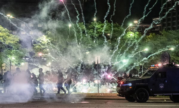 Detroit fue una de las ciudades con mayor violencia en las manifestaciones.