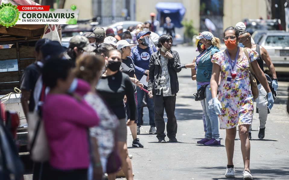 Las personas salieron a las calles de la CDMX.