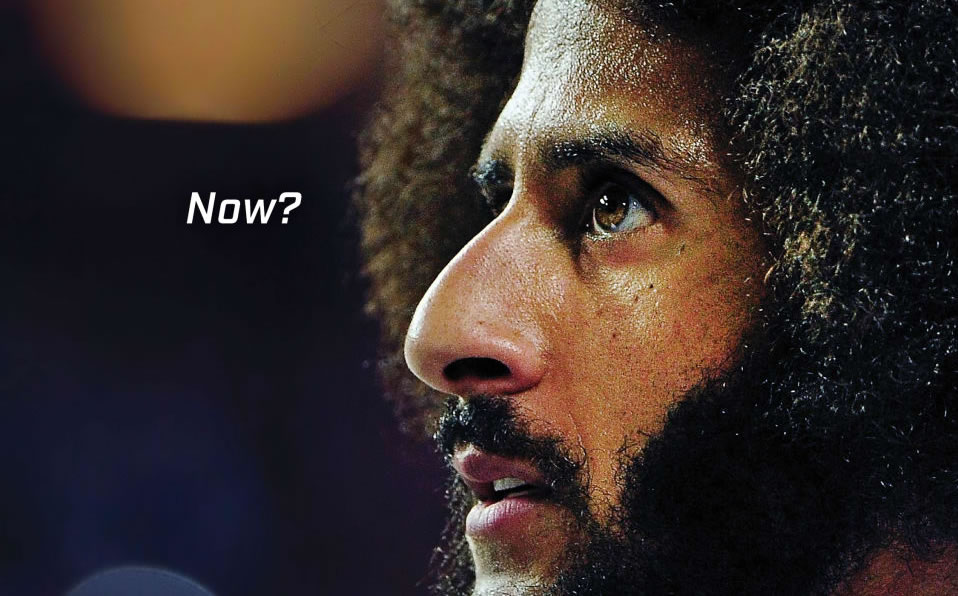 Colin Kaepernick comenzó las protestas contra el abuso policial en 2016 en la NFL. (Sports Illustrated)