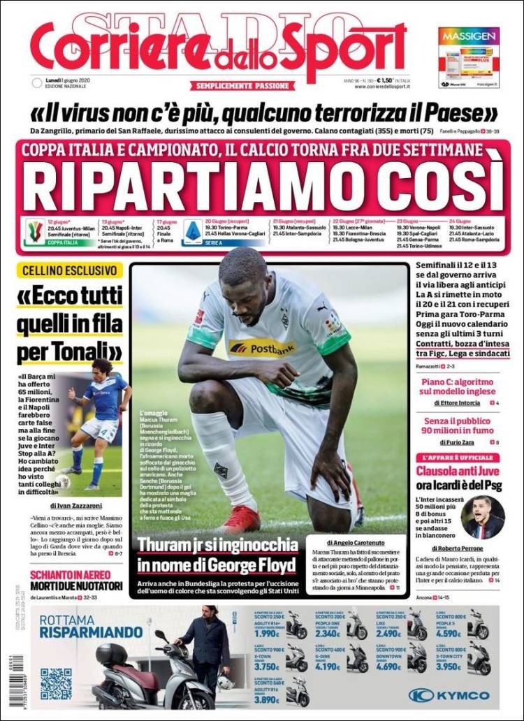 Diario Corriere dello Sport, Italia