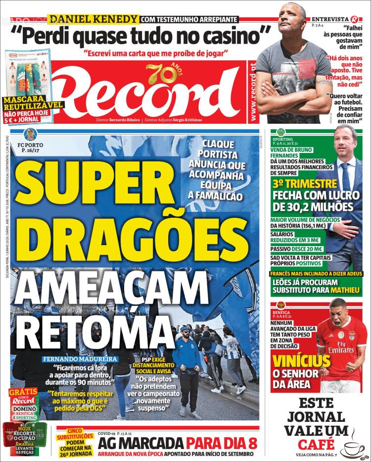 Diario Record, Portugal