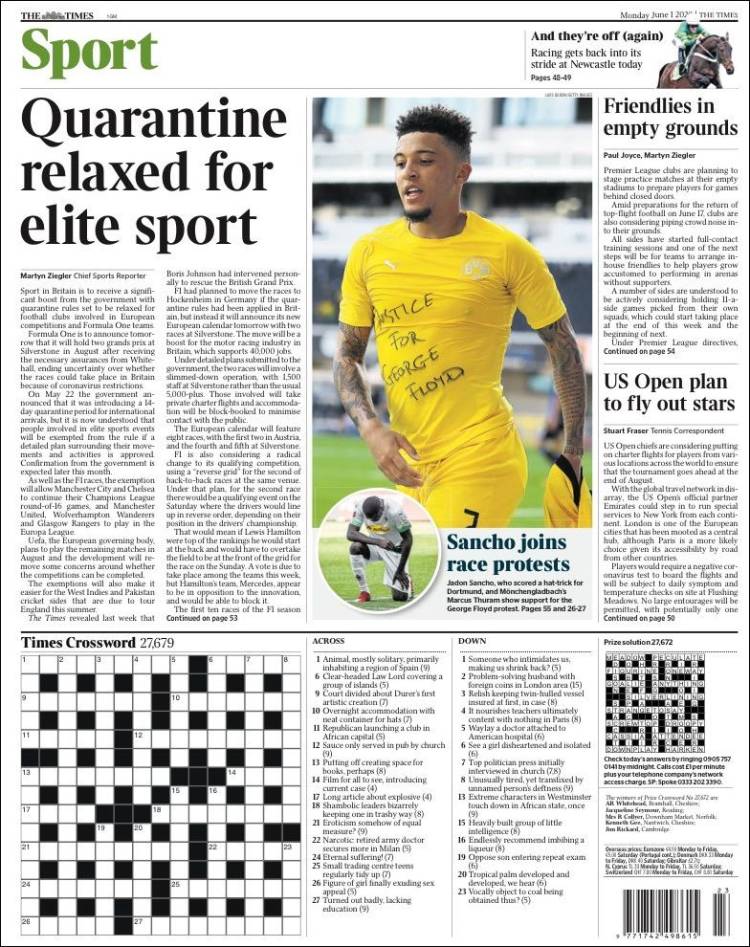 Periódico Sport, Reino Unido