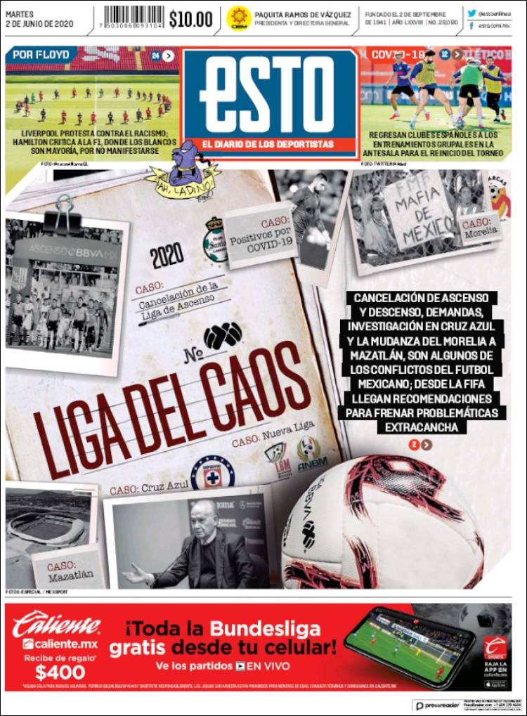 Periódico Esto, México