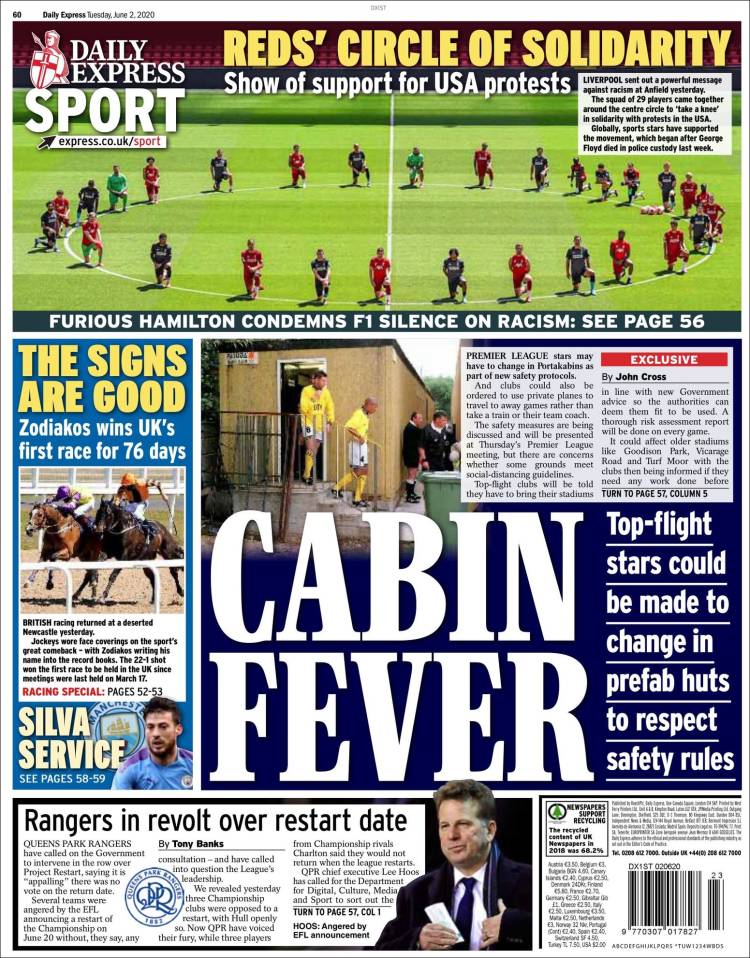 Periódico Express Sport, Reino Unido