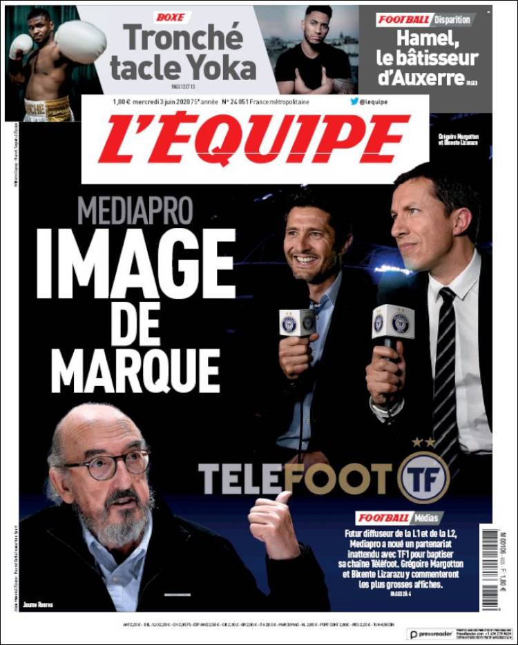 L'Equipe. (Francia)