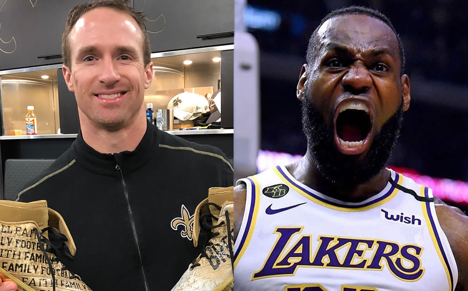 LeBron lamentó que alguien como Brees "no entienda el propósito de la protesta". (@DrewBrees | @KingJames)
