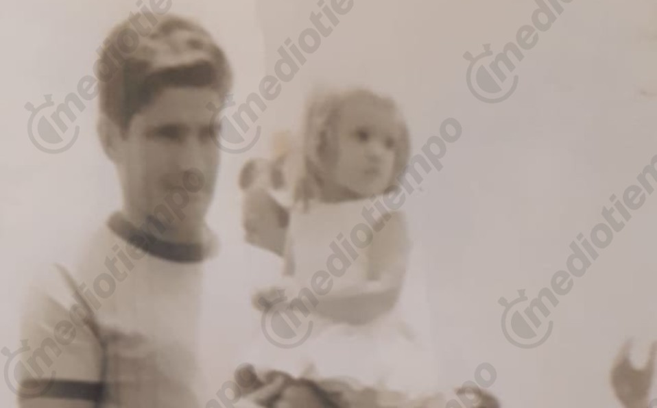 Miloc y su hija Sayonara. Foto: Especial
