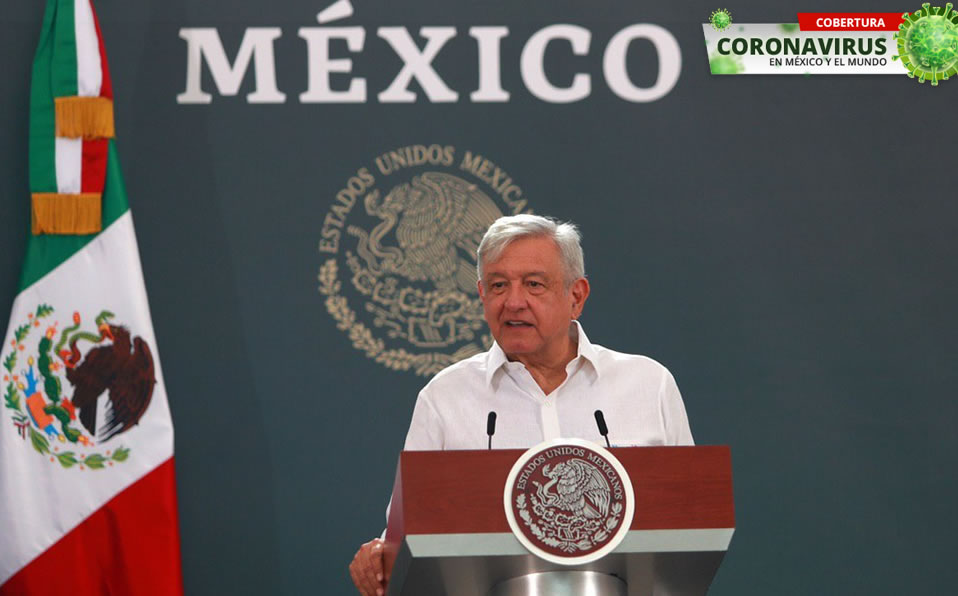 AMLO desde su gira en Palenque.  (Notimex)