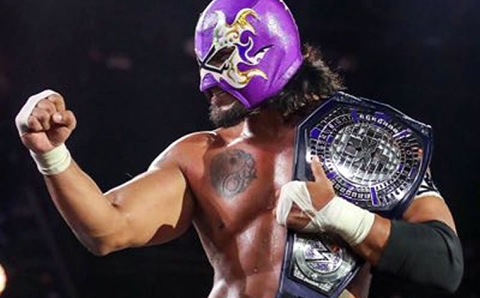 El Hijo del Fantasma derrotó a Drew Maverick en la Final del torneo por el título en NXT. (WWE)