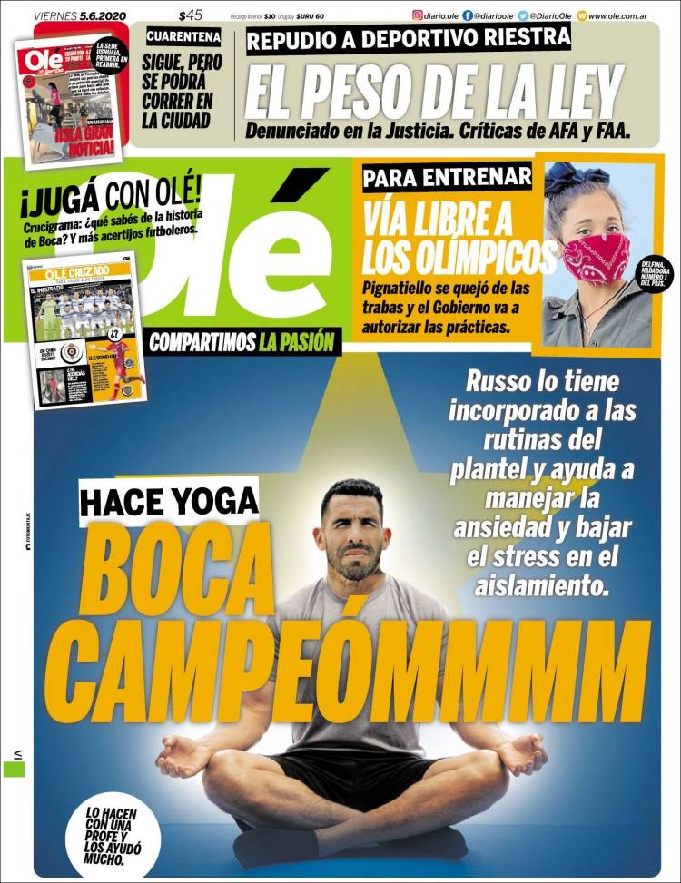 Diario Olé, Argentina