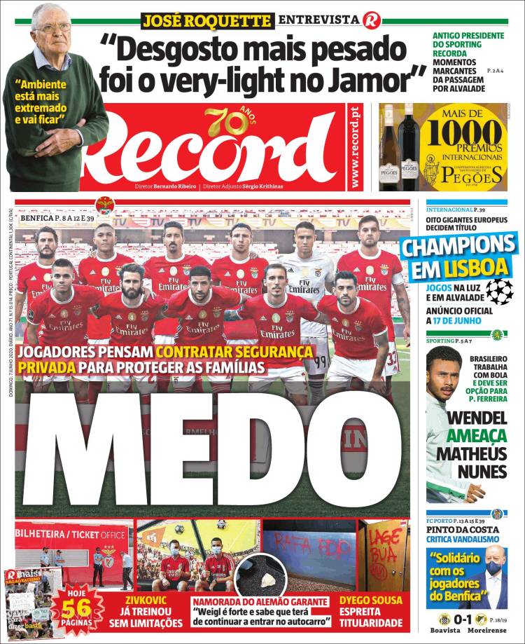 Diario Record, Portugal