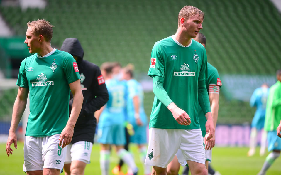 El Werder Bremen, en serios aprietos (AFP)