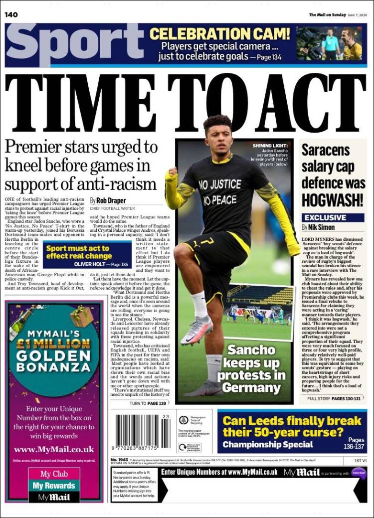 Periódico Star Sport, Reino Unido