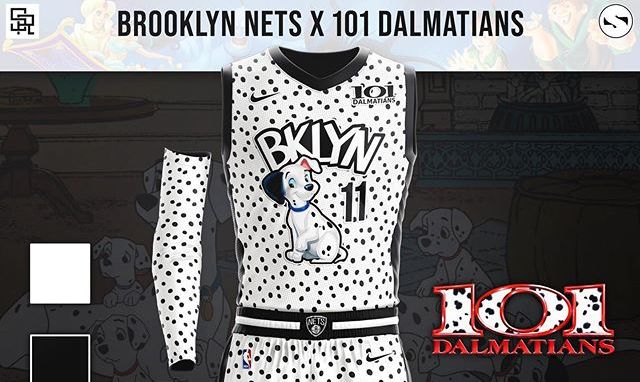 Los 101 Dálmatas encajan con Brooklyn Nets.