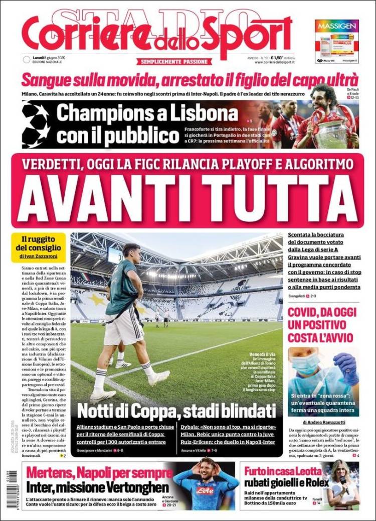 Diario Corriere dello Sport, Italia