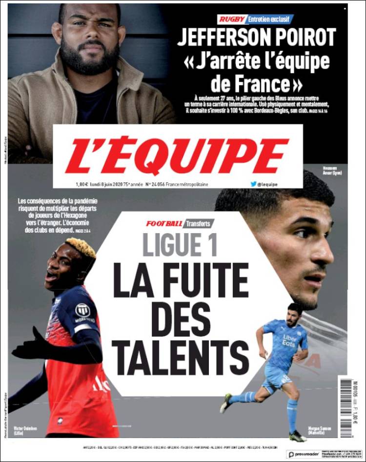 Diario L’Equipe, Francia