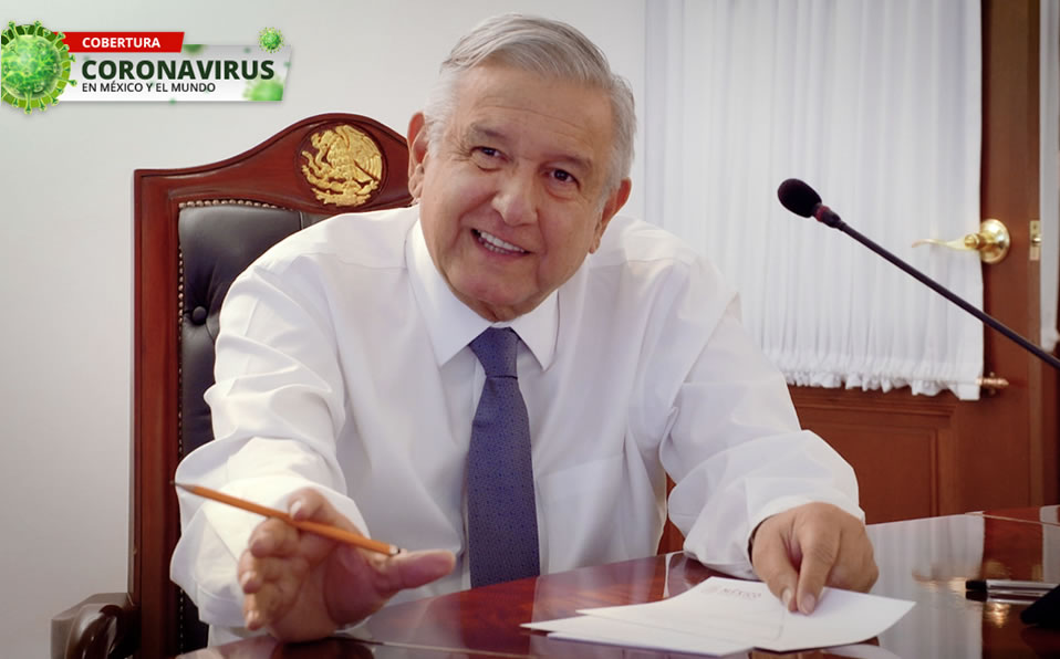 El mandatario señaló que no presenta síntomas (Twitter @lopezobrador_)