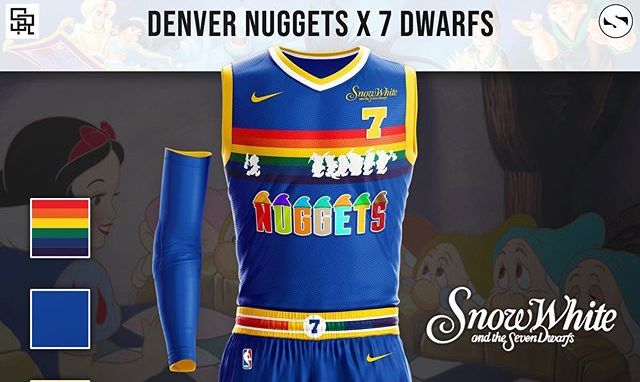A Denver Nuggets lo imaginaron con Blanca Nieves y los 7 enanos.