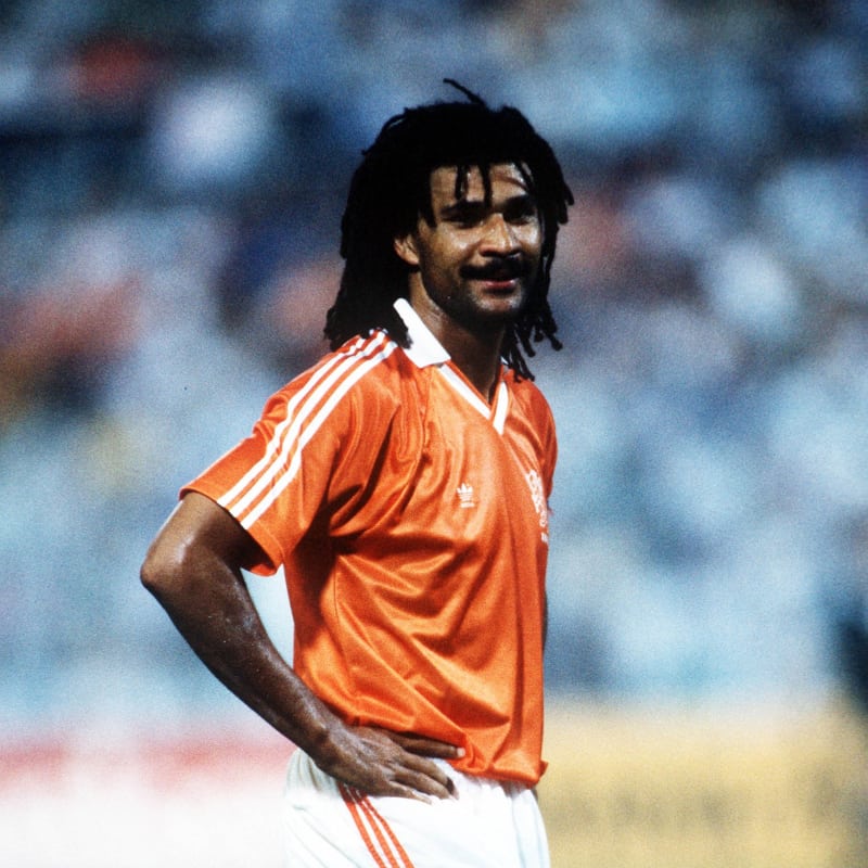 El genio holandés era Ruud Gullit, el 10, el de las rastas.