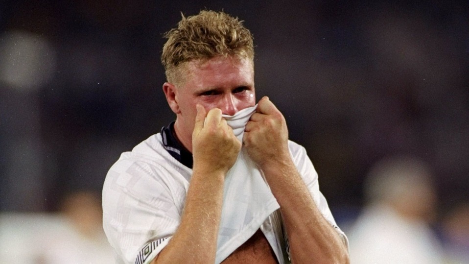 El inglés más joven de aquel Mundial era Paul Gascoigne, un crack al que el alcohol le frenó su enorme trayectoria.
