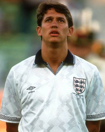 El gran goleador de Italia 90 fue Gary Lineker, el que hoy también la rompe analizando futbol.